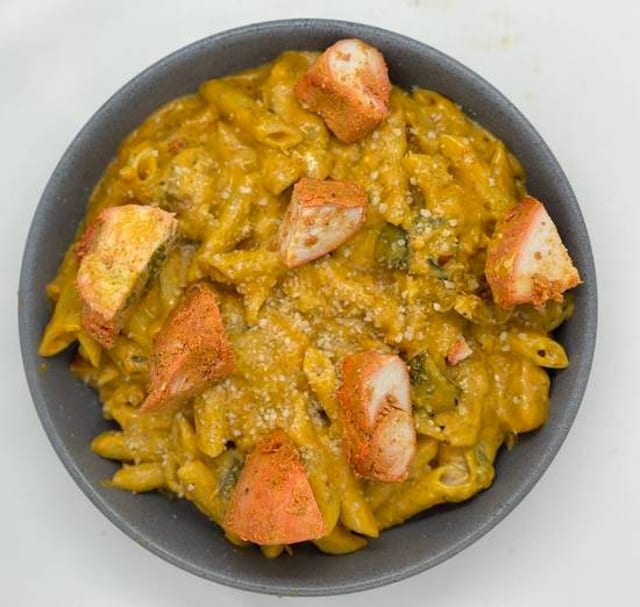 Masala Alfredo Pasta Chicken.