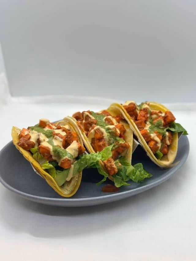 Chicken Tikka Tacos.